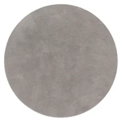 Kurzflor-Teppich CADIZ 630 Grau Rund