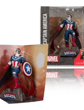 Marvel: Captain America (All-New Captain America #1) 1:10th Scale Posed Figure - McFarlane Toys - FashionsVida