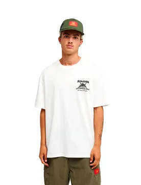 T-shirt à Manches Courtes Bob Marley Uprising Snow White 2XL - Quiksilver - FashionsVida