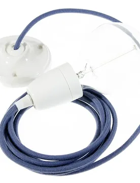 Cables Suspension Luminaire Rc30 Diy 2 M Stone Grey / White One Size - Creative - FashionsVida