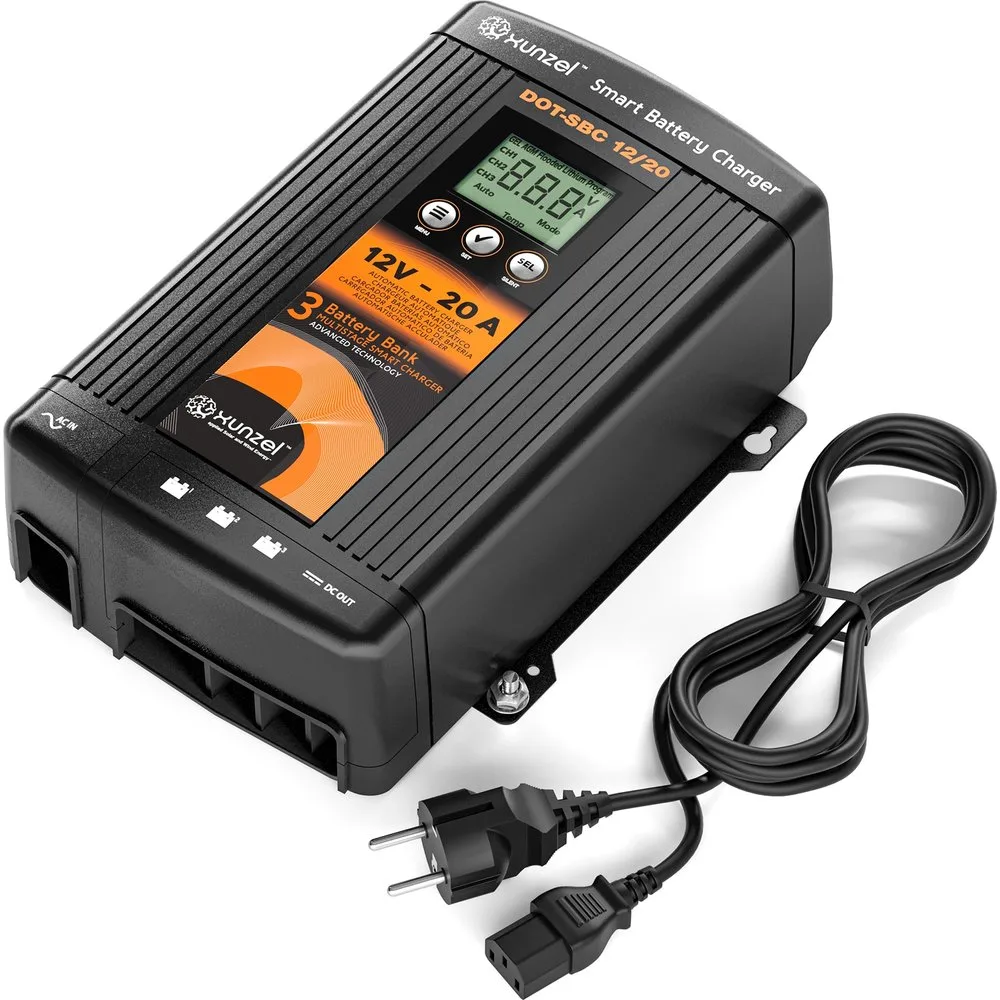Cargador Batería DOT-SBC 20A-12V - Xunzel - FashionsVida