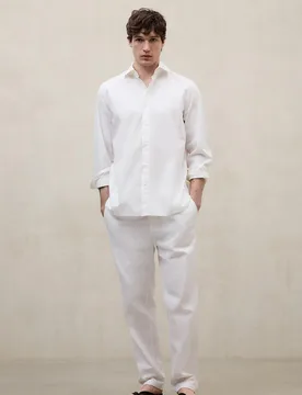 Camisa de vestir de hombre de algodón regular fit - Ecoalf - FashionsVida