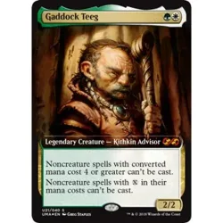 Gaddock Teeg (Box Topper Promo) Ultimate Masters