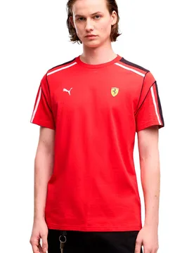 Ferrari mt7 camiseta manga corta hombre Rojo (L) - Puma - FashionsVida