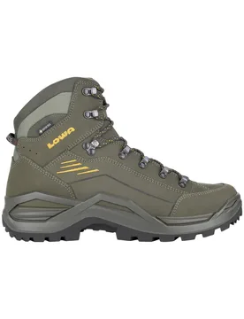 Chaussures de randonnée GORE-TEX® - Renegade Evo GTX Mid Olive/Mustard en Cuir - Taille 44,5 - Kaki - Lowa - FashionsVida