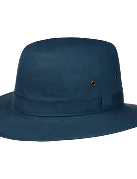Uni Traveller Linen Hat by - denim - Female - Size: M (57-58 cm) - Lipodo - FashionsVida