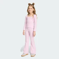 SET LONGSLEEVE LEGGINGS WINTERIZED RIB 6-7A Orchid Fusion