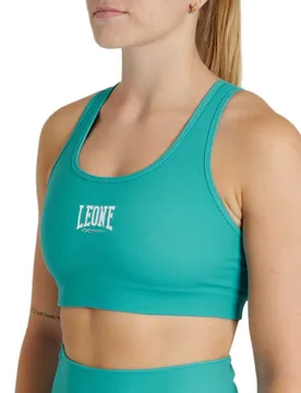 Top De Sport Logo Acqua Green S - Leone1947 - FashionsVida