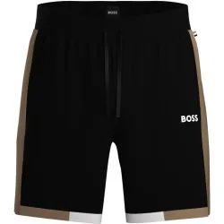 Pantalón corto liso de pijama de hombre