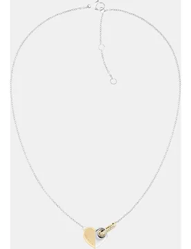 Collar Love Family de acero bicolor - Tommy Hilfiger - FashionsVida