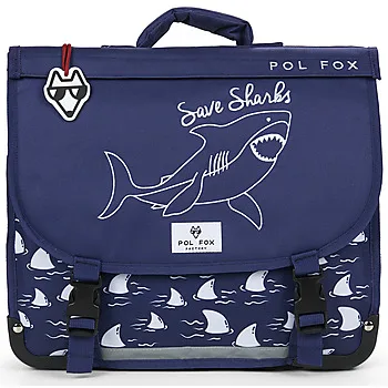 Schultasche Cartable 38 Cm Shark Einheitsgrösse - Pol Fox - FashionsVida