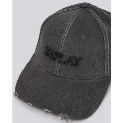 Gorra de hombre efecto lavado con logo bordado
