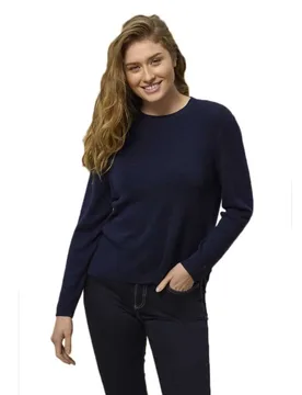 Kirsty Long Sleeve T-shirt Dark Navy 2XL Women - Redgreen - FashionsVida