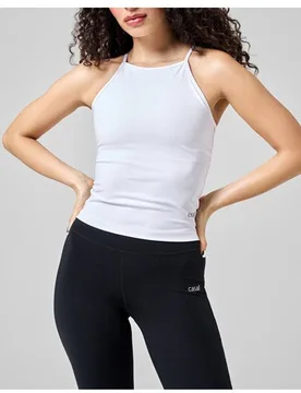 Camiseta de mujer Built-In-Bra Halterneck - CASALL - FashionsVida
