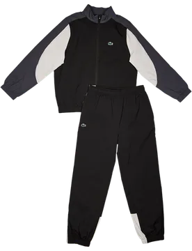 Off Court Kleinkind Trainingsanzüge - Schwarz - Größe 152 - 160 CM - Poly Woven Black 152 - 160 CM - Lacoste - FashionsVida