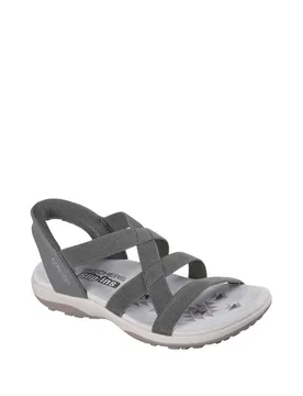 Women's Reggae Slim Stretch Flex Sandal in Olive Size: 4 - Olive - Size: 4 - Skechers - FashionsVida