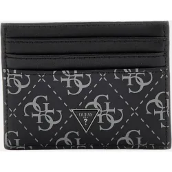 Tarjetero de hombre plano con ranuras exteriores para tarjetas