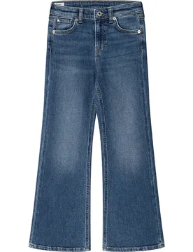 Jeans Taille Haute Slim Fit Flare Denim / Medium Blue 14 Années Fille - Pepe jeans - FashionsVida