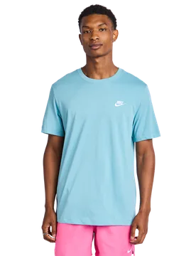 Club Men T-Shirts - Blue - Size - Blue - Size: Medium - Nike - FashionsVida