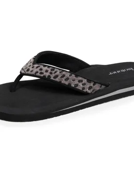 Tongs yoga jungle Léopard/Noir léopard/noir 38 - Isotoner - FashionsVida