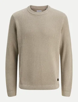 Strickpullover Beige XL - Jack & jones - FashionsVida