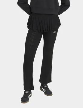 Womens Leggings Slim In Maglia Con Volant - Nero, nero nero Bambino taglia 11-12Y - Adidas - FashionsVida