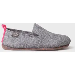 Zapatillas de casa cerradas de mujer de fieltro reciclado