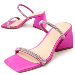 Womens Heel Sandal Sanndarey2 In Fuchsia - Size Eu 37