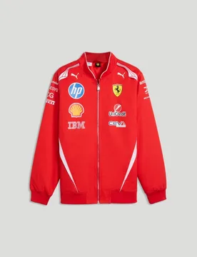 Scuderia Ferrari Men's Team Racing Bomber Jacket - Red M male - Castore - FashionsVida
