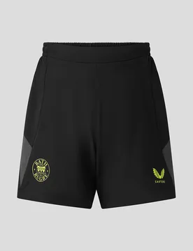 Bath Rugby Junior 2026/27 Training Shorts - No Pockets BLACK/GUNMETAL JM Unisex - Castore - FashionsVida