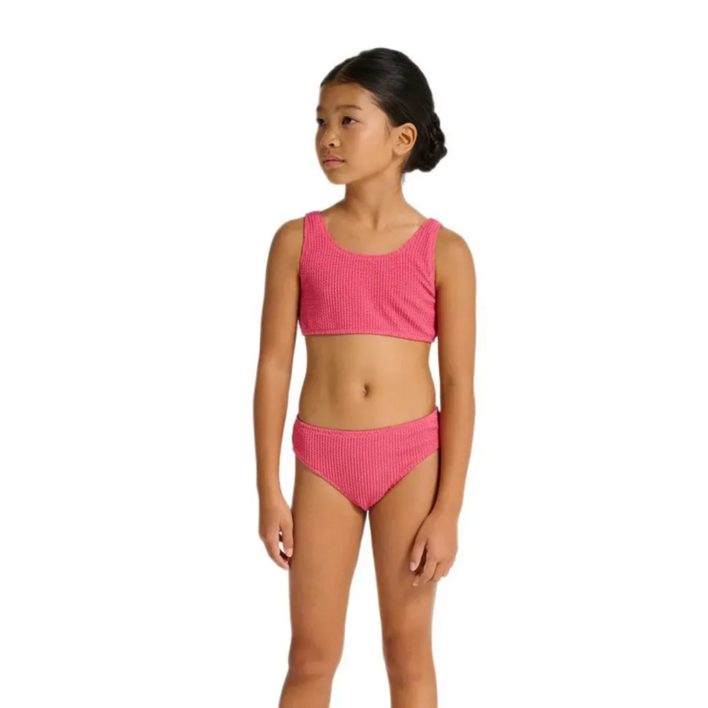 Crinkle Bikini Rhubarb 140 cm Girls - Hummel - FashionsVida