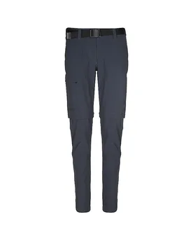 Damen ZipOff-Wanderhose Inara Slim Zip grau 46 (kurz) W - Maier Sports - FashionsVida