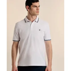 Polo de piqué de hombre corte classic manga corta