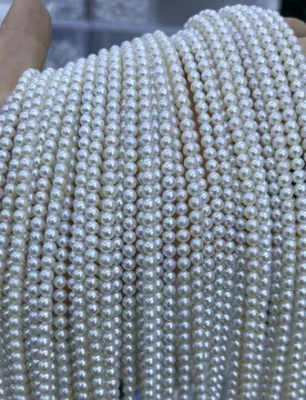 Mm5A Natural Freshwater White NearRound Pearl Isolated Loose Bead Jewelry Make DIY Necklace Bracelet Accessories Wedding Gift - Aliexpress - FashionsVida
