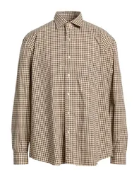 Camisa Hombre Beige 42 Hombre