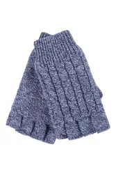 Ladies Fleece Lined Thermal Fingerless Glove - - Size: ONESIZE