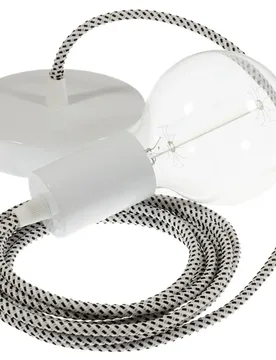 Cables Suspension Luminaire Rt14 3d 50 Cm Stracciatella / White One Size - Creative - FashionsVida