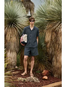 Bermuda de hombre con goma en la cintura - Green Coast - FashionsVida