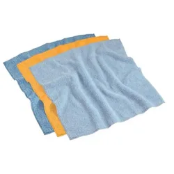 Microfiber Cloths Blue 3 pcs unisex