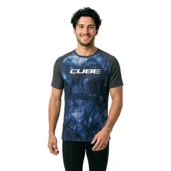 Maglia Da Enduro A Maniche Corte Artline Blue / Black