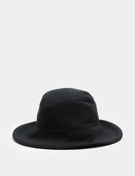 Lightweight Wide Brim Bucket Hat Black male - M&S - FashionsVida