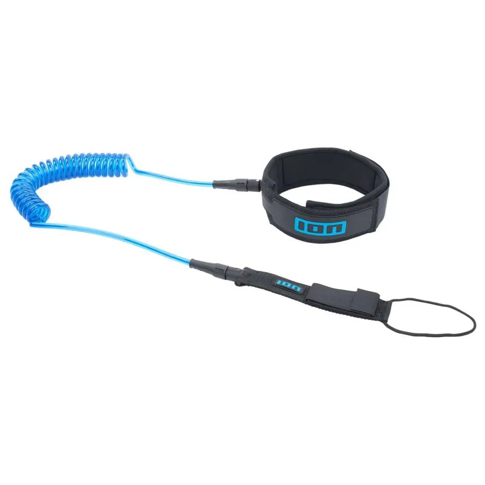 Leash De Surf Sup Core Coiled Kneestrap 7 Mm Blue 8´ unisex - Ion - FashionsVida