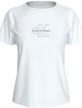 T-Shirts & Poloshirts Lv047g831g Ss Classic Seasonal Eu S;Eu M;Eu L Female - Calvin Klein Jeans - FashionsVida