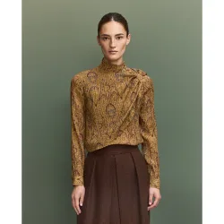 Camisa estampada de mujer
