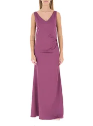 Abito in satin ROSA MALVA S