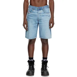 Pantalones cortos de hombre denim cinco bolsillos