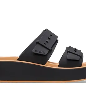 Sandali Brooklyn Buckle Matte Wrap Low Black / Cashew EU 36-37 - Crocs - FashionsVida