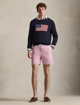 Bañador bermuda de hombre de sirsaca elástica de secado rápido - Polo Ralph Lauren - FashionsVida