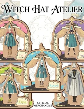Anime Witch Hat Atelier 15cm Multi Plug Acrylic Stand Coc Qif Xmas Gift Wood Side Shelf Fantasy Anime Decor keychain - Aliexpress - FashionsVida