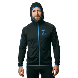 Giacca Waterproof Ultra Light Black / Royal Blue XS